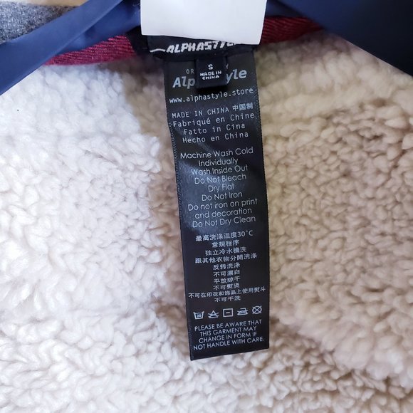 AlphaStyle Global Reversible Unisex Sherpa Coat - Picture 16 of 16